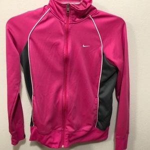 Pink nike jacket